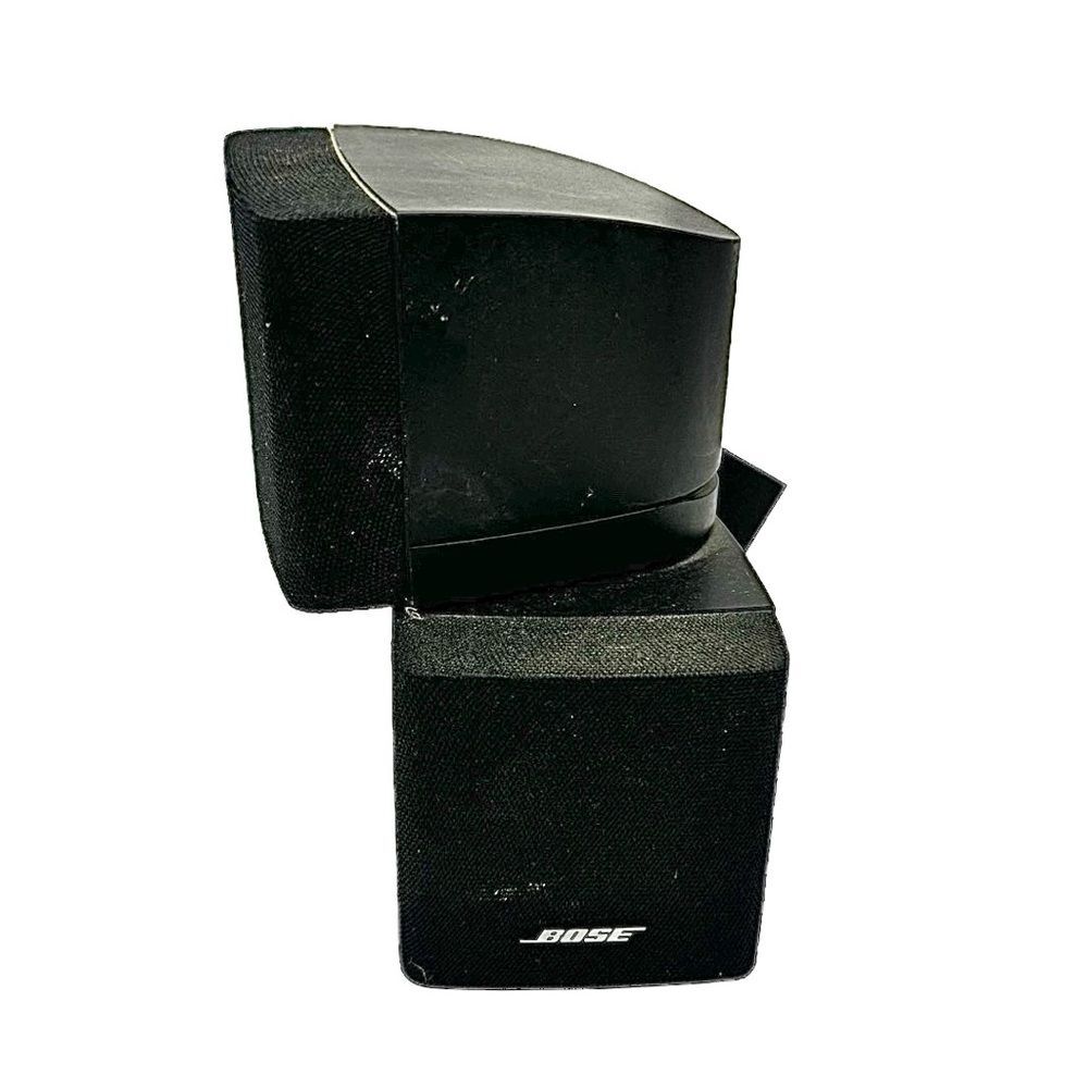 B Bose Acoustimass Double Cube Speaker Black Home Theater Surround Sound Wired